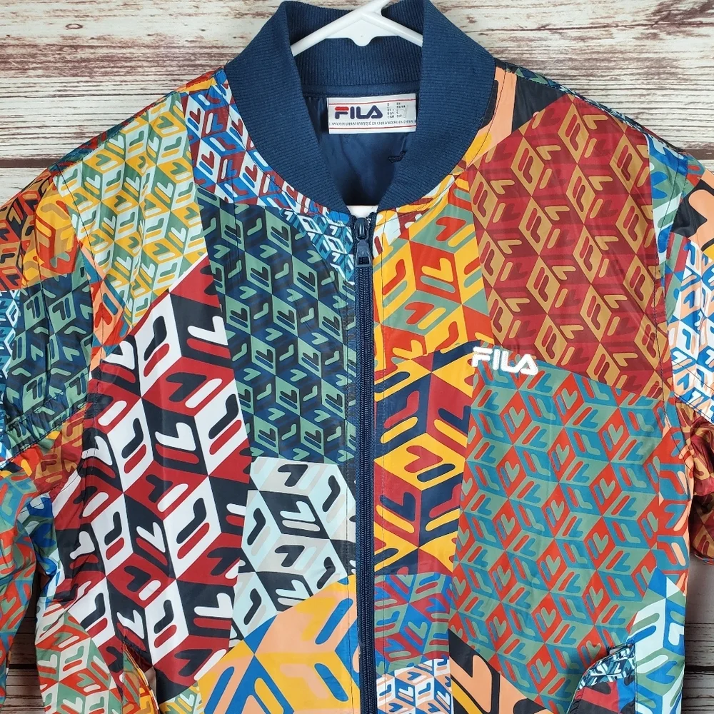 NWT FILA Mens Small The Atrani Collection MAV Bomber Jacket - Picture 2 of 12